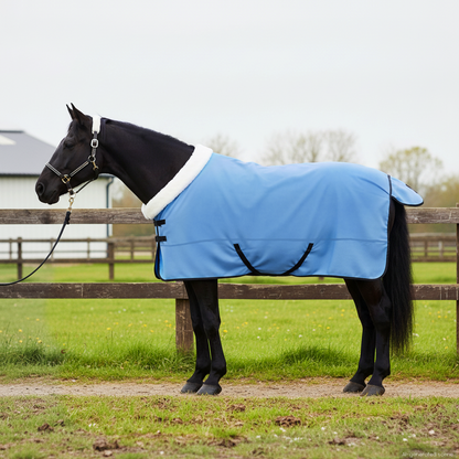 Horse Blanket Full Aqua 145 cm Polar fleece