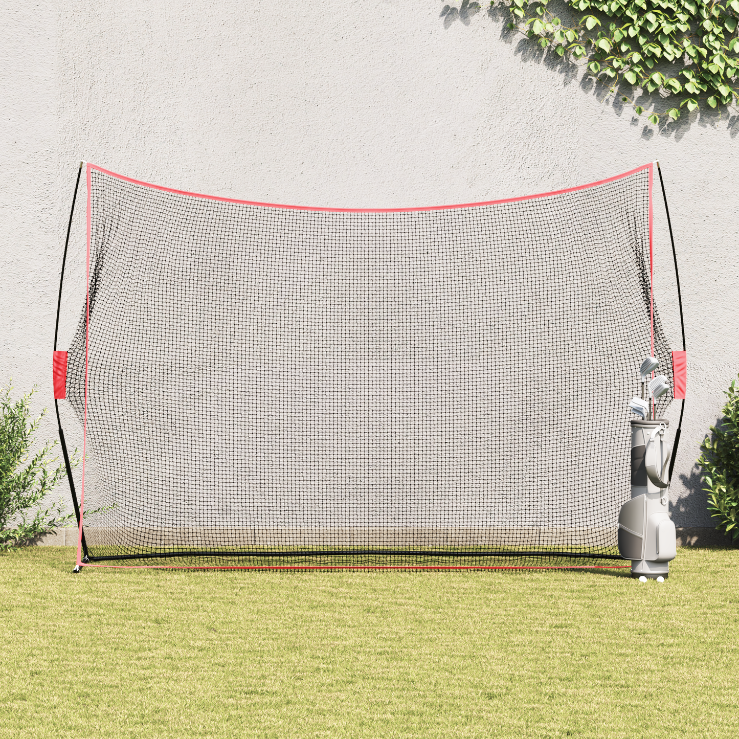 Golf Training Aid Black 314 x 92 x 214 cm Polyester