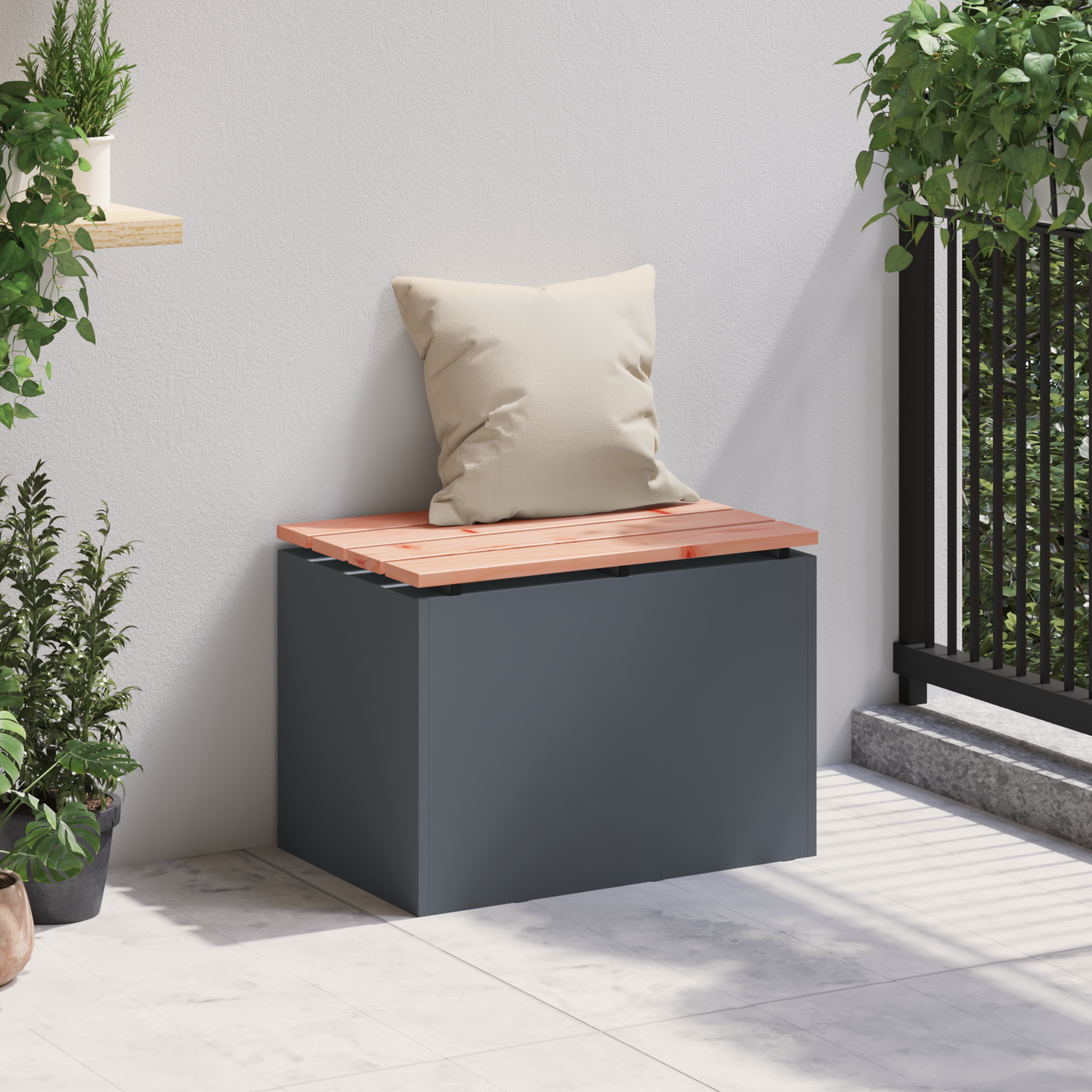 Garden Bench 1-Seater 60 x 40 x 43 cm