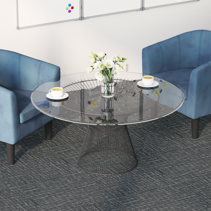Carpet Tile Concrete Grey 50 x 50 cm 20 pcs PP and Bitumen