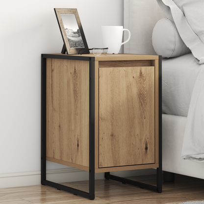 Bedside Table 2 pcs Artisian Oak 39.5 x 30 x 50 cm