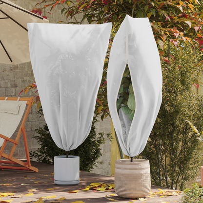 Frost Protection Plant Fleece Covers 5 pcs White 1.8 x 1.2 m