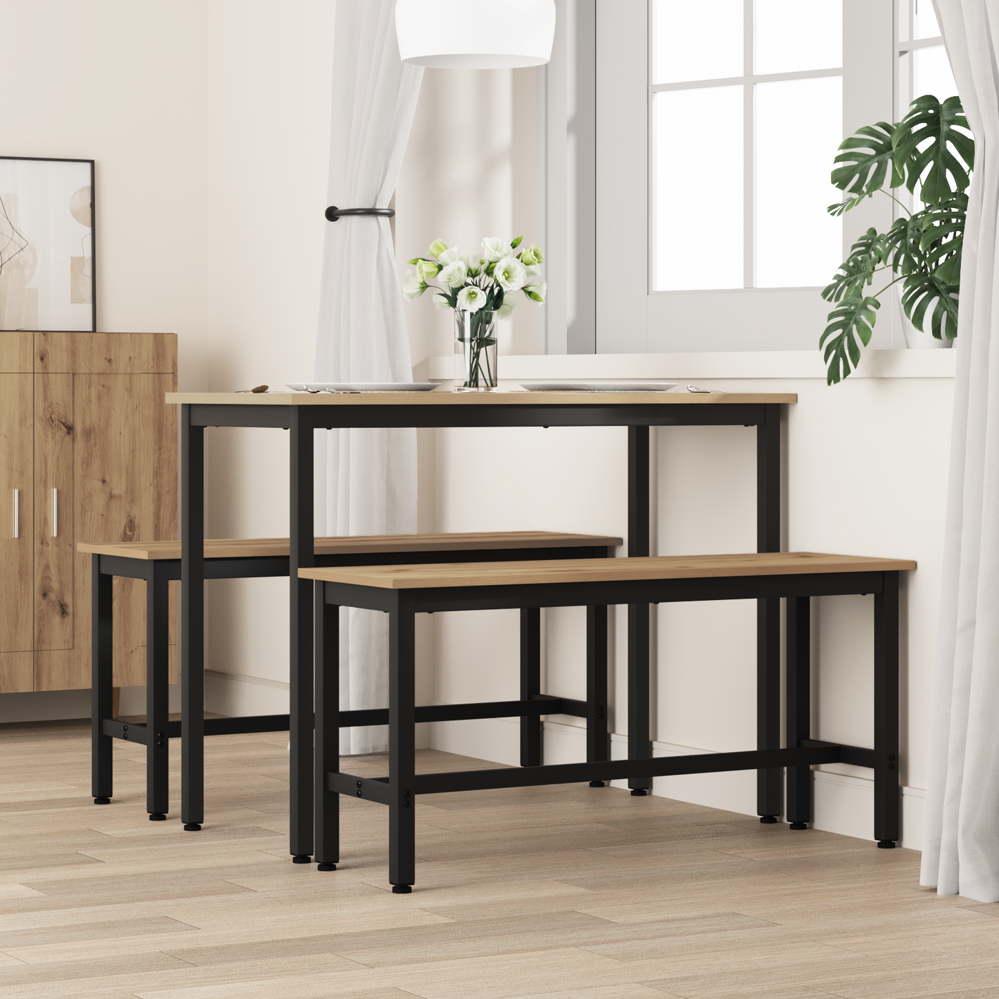 Dining Bench Artisan Oak 100 x 32.5 x 48.5 cm