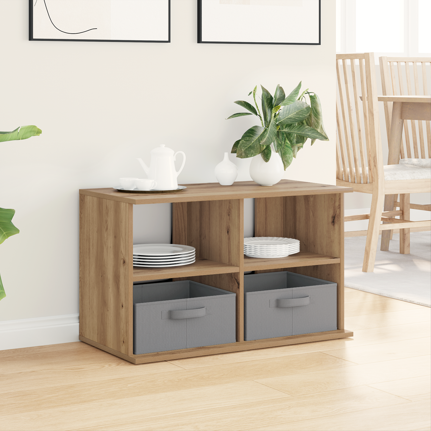 TV stand with Drawer Artisan Oak 79 x 40 x 48 cm