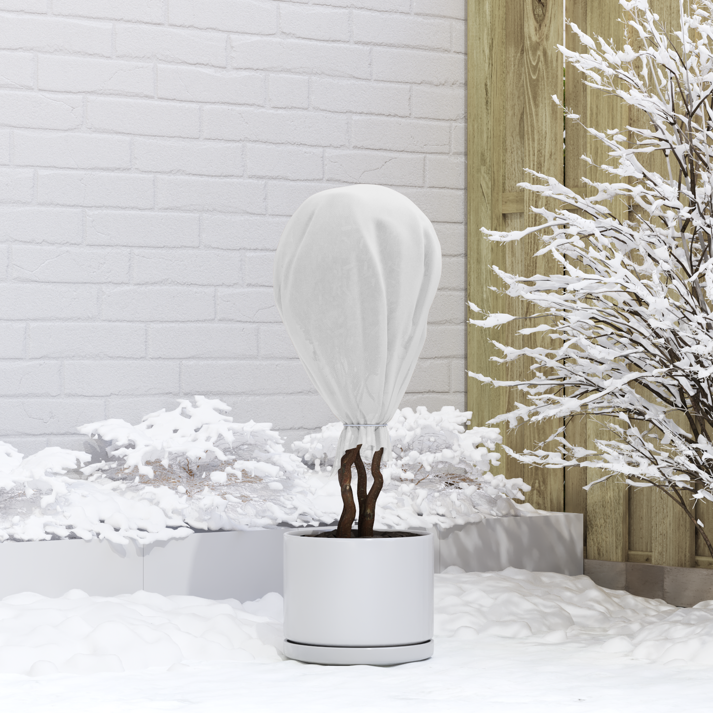 Frost Protection Plant Fleece White 20 x 1.6 m Non-woven Fabric