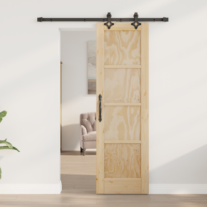 Sliding Door ORKDAL Natural 61 x 198.5 cm Solid Pine Wood