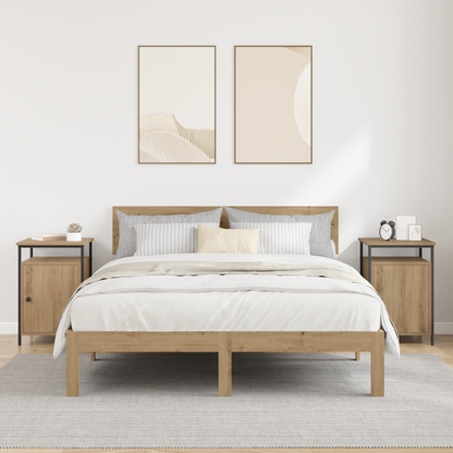 Bedside Cabinet 2 pcs Artisan Oak 40 x 42 x 60cm
