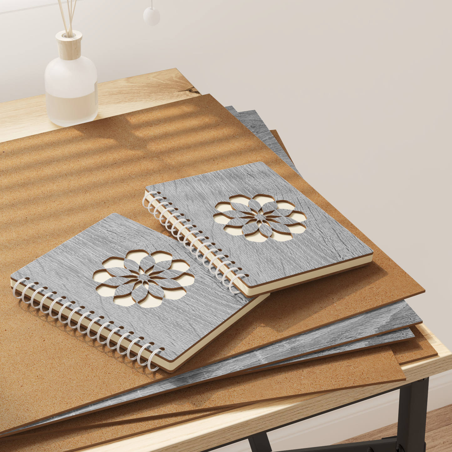 Decor Panels 50 pcs Grey Sonoma 40 x 60 x 0.27 cm