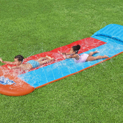 H2OGO Water Slide Tsunami Splash Ramp Double Slide
