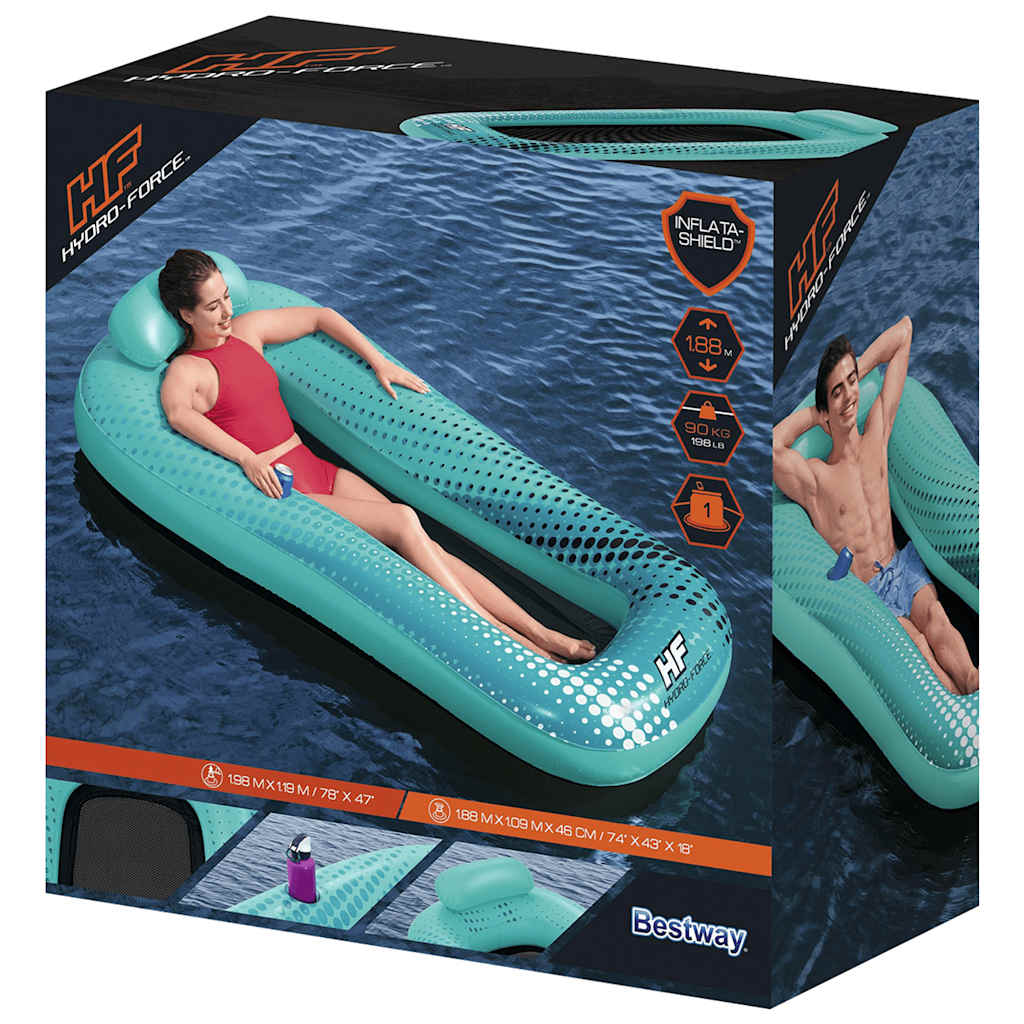 Hydro Force Sol Venture Mesh Lounge Float 188x109 cm Blue