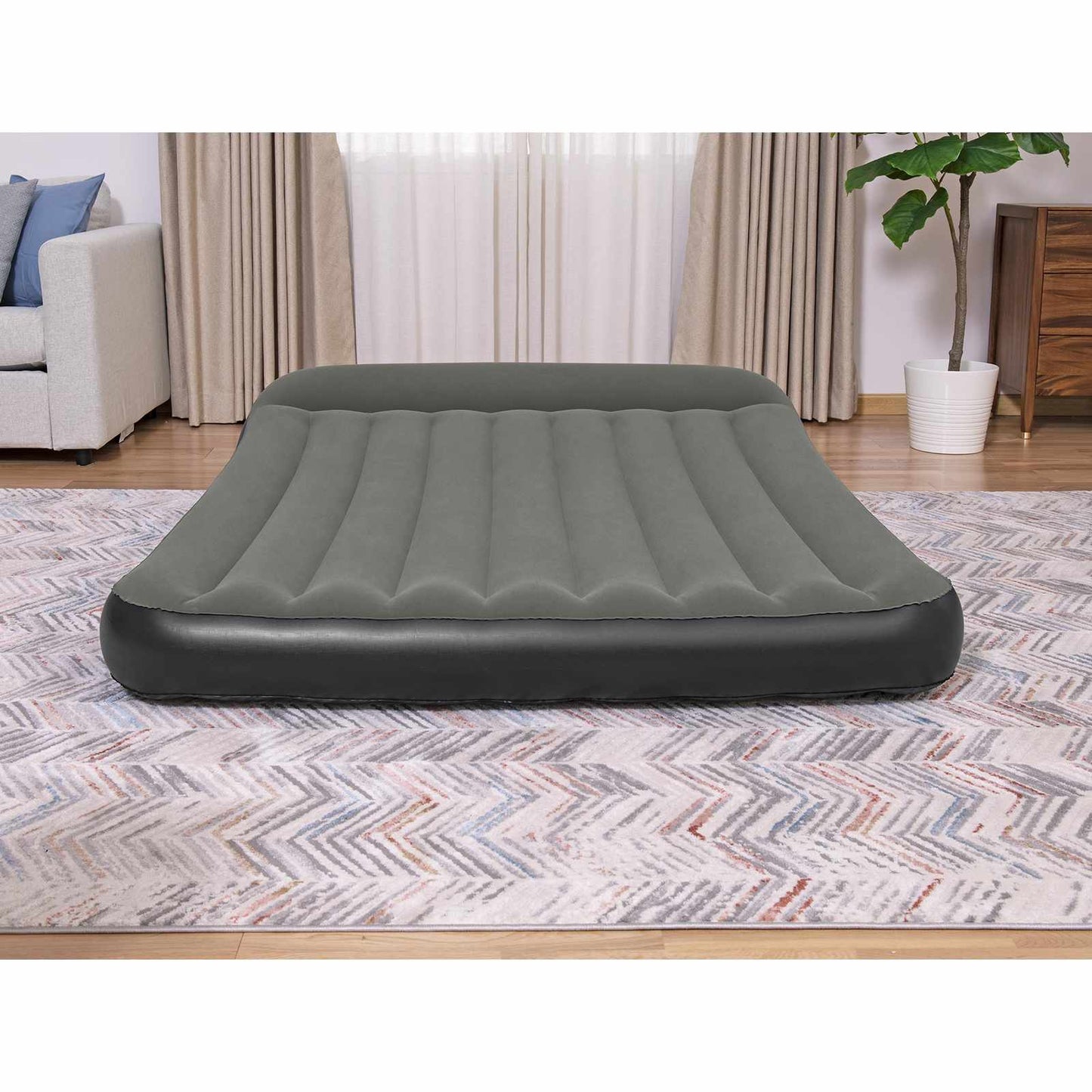 Air mattress 2-Person 203 x 152 x 22 cm Black