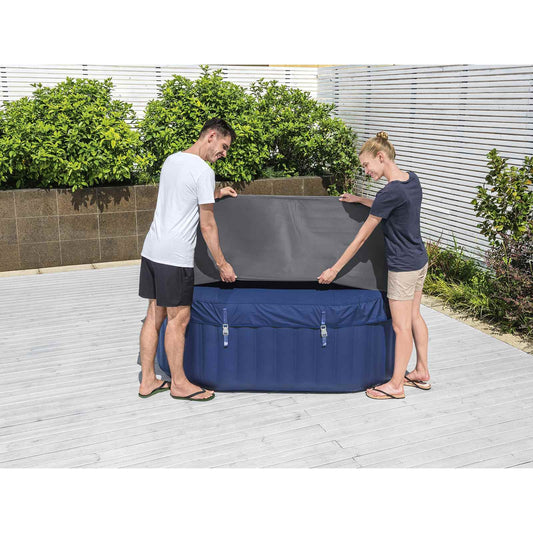 Spa Cover PVC and POM Grey