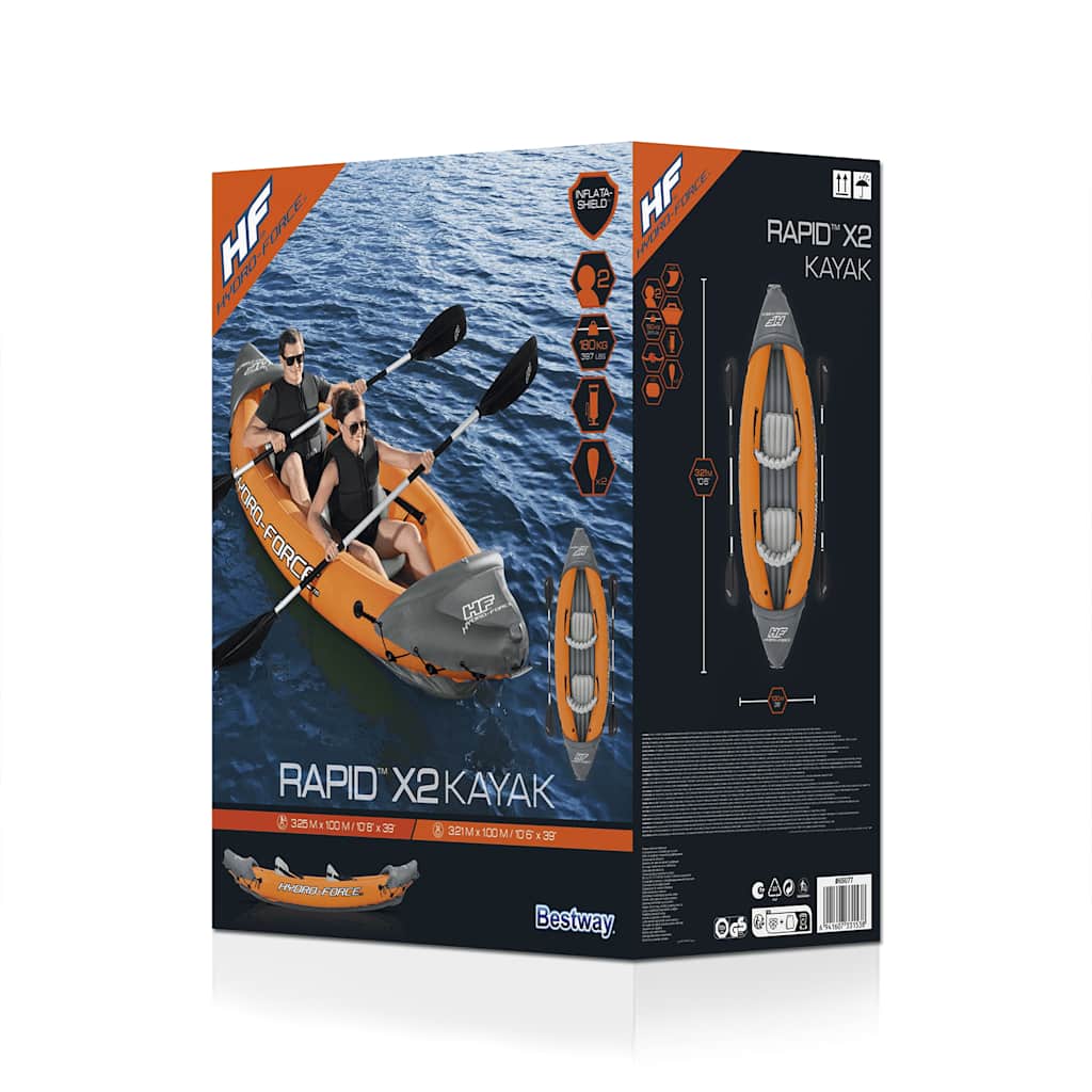 Hydro-Force Rapid x2 Inflatable Kayak Set