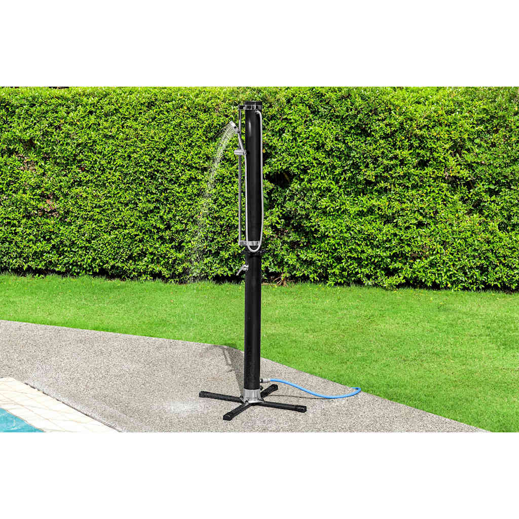 Solar Flow Outdoor Shower Black 20 L