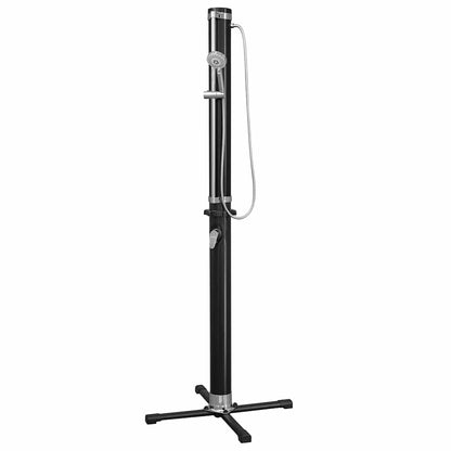 Solar Flow Outdoor Shower Black 20 L