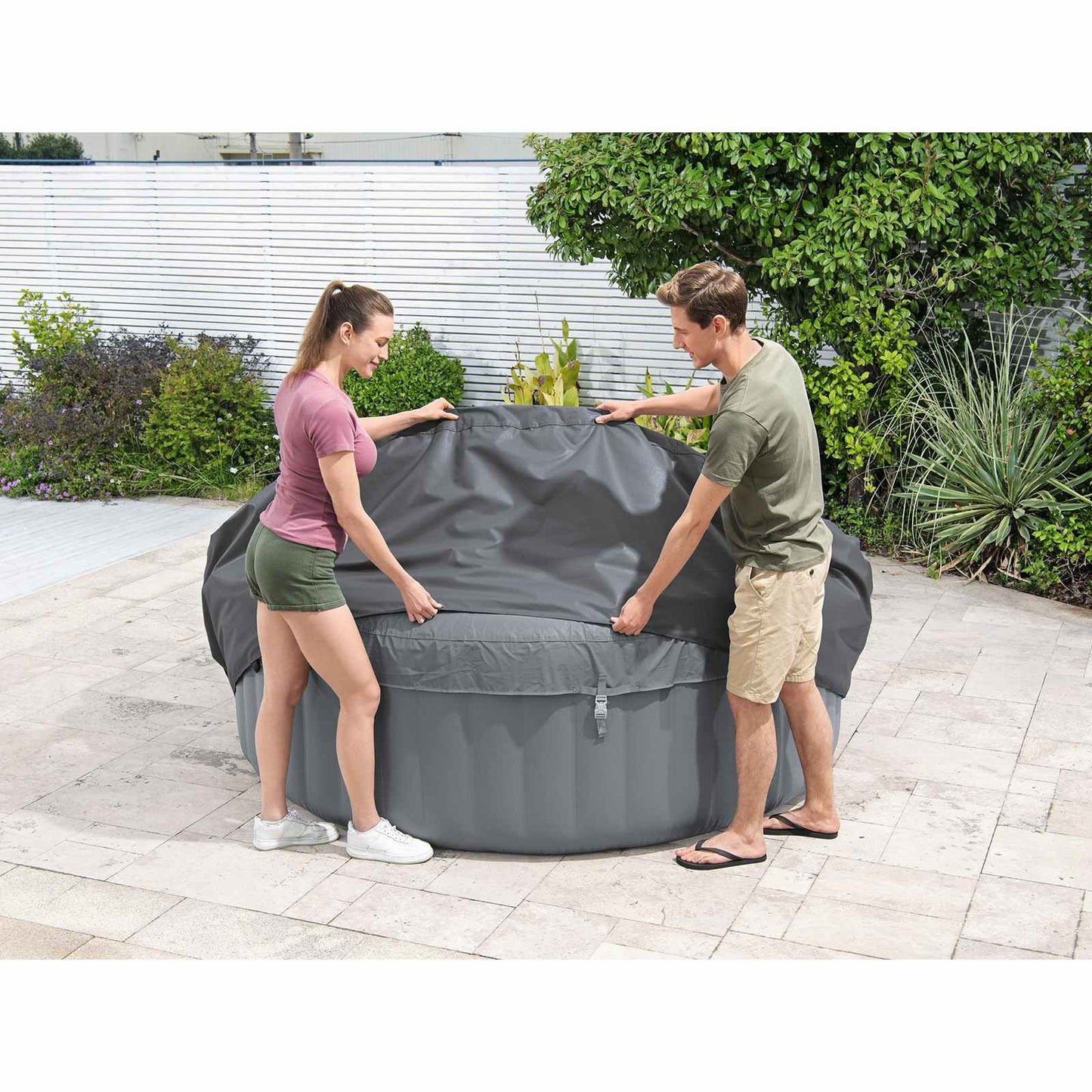 Cover PVC and POM Grey