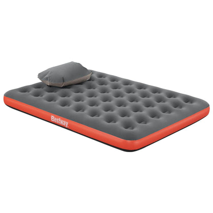 Air mattress 2-Person 203 x 152 x 22 cm Grey and Red