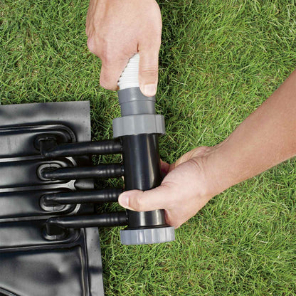 Solar Pool Heating Mat Black 110 x 171 cm PVC