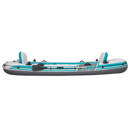 Inflatable Boat Grey and White 3.64 x 1.66 m PVC