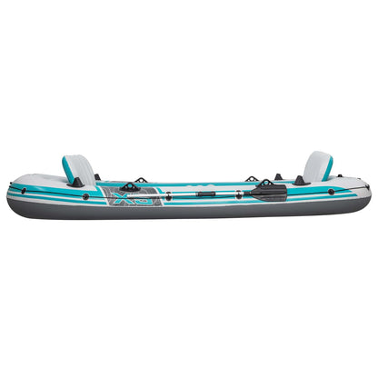 Inflatable Boat Grey and White 3.64 x 1.66 m PVC
