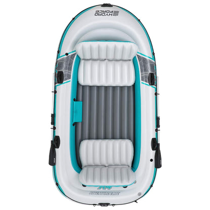 Inflatable Boat Grey and White 3.15 x 1.65 m PVC