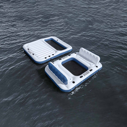 Hydro-Force Floating Island 2 pcs PVC White and Blue