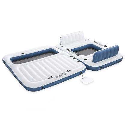 Hydro-Force Floating Island 2 pcs PVC White and Blue