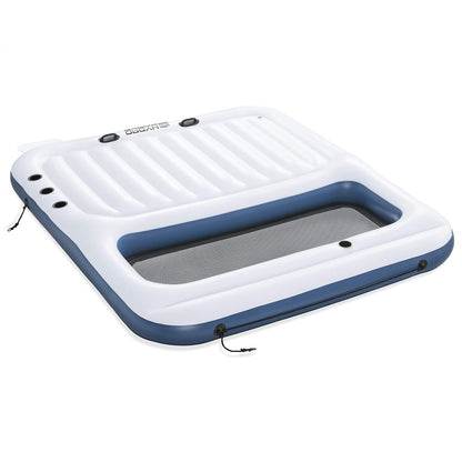 Hydro-Force Floating Island 2 pcs PVC White and Blue