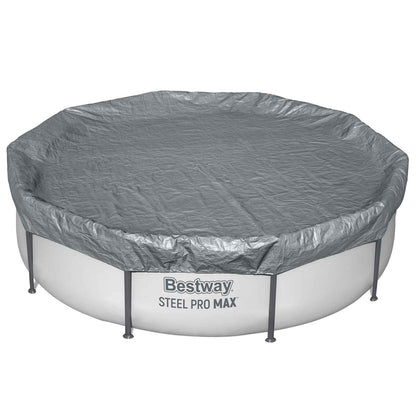 Pool Cover Ø3.05 m Round Polyester Grey