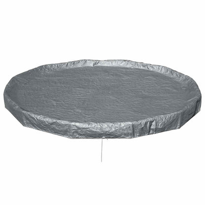 Pool Cover Ø3.66 m Round Polyester Grey