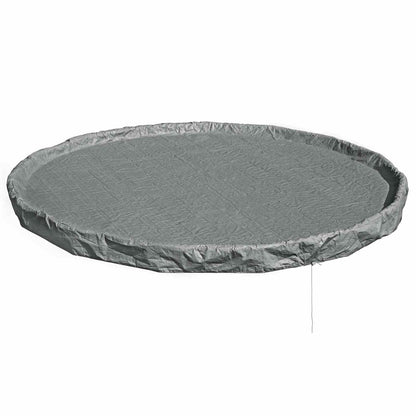 Pool Cover Ø4.57 m Round Polyester Grey