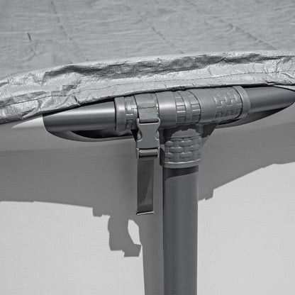 Pool Cover Ø5.49 m Round Polyester Grey
