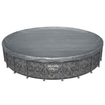Pool Cover Ø6.71 m Round Polyester Grey