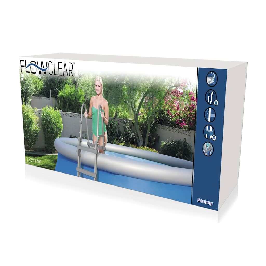 4-Step Pool Safety Ladder Flowclear 122 cm 58331