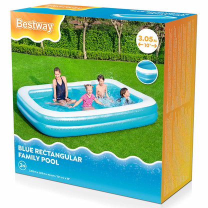 Inflatable Swimming Pool 305 x 183 x 46 cm Rectangular