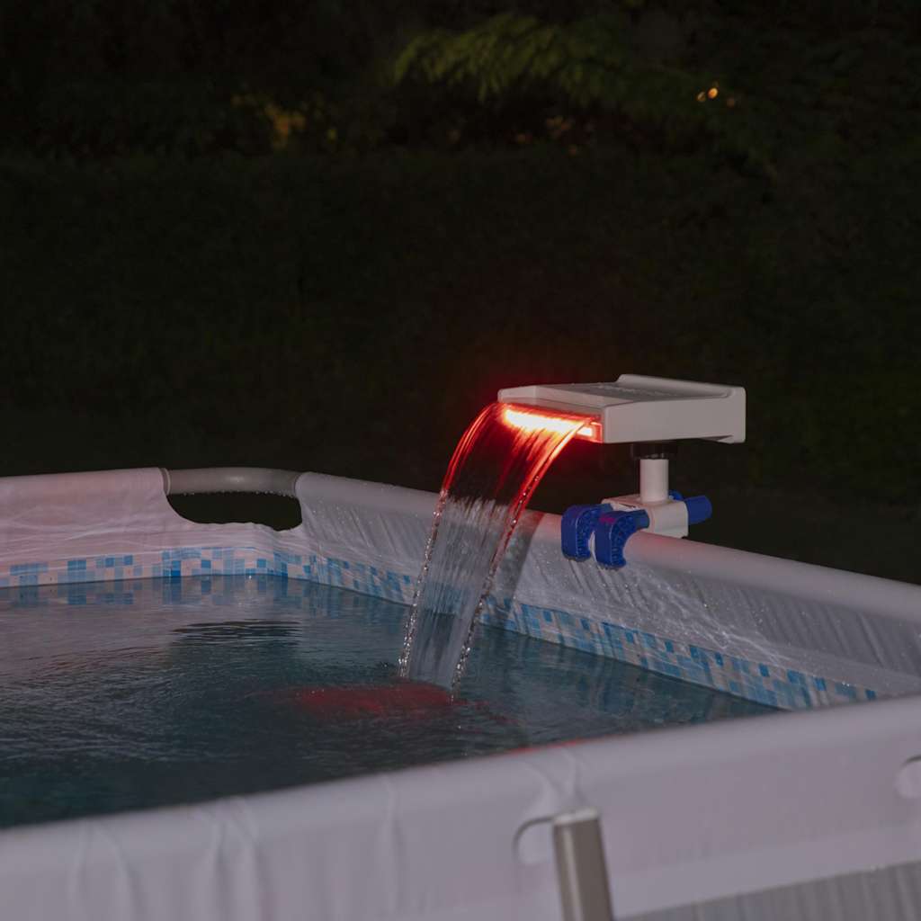 LED Waterfall | White and blue | ABS, PP, PVC, rubber | Medium