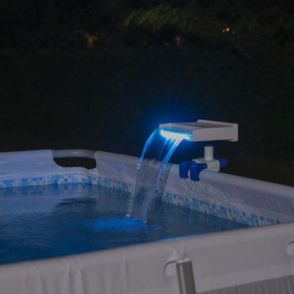 LED Waterfall | White and blue | ABS, PP, PVC, rubber | Medium