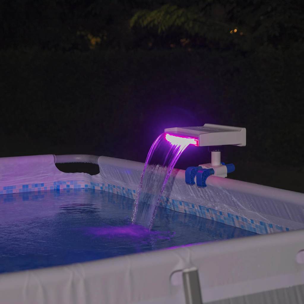 LED Waterfall | White and blue | ABS, PP, PVC, rubber | Medium