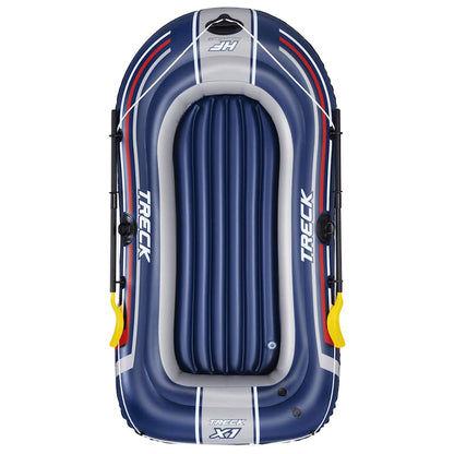 Hydro-Force Inflatable Boat with Pump and Oars Blue
