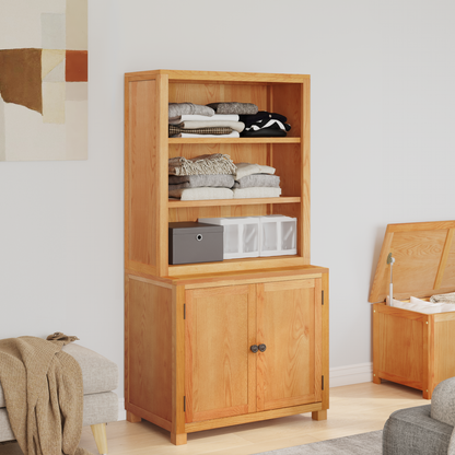Storage Furniture Set with Storage 2 pcs Brown 80 x 50 x 160 cm