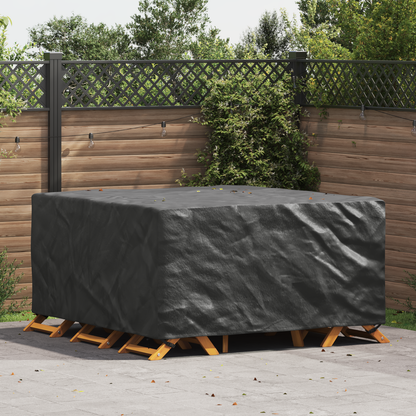 Furniture Cover Plain Black 180 x 190 x 85 cm 420D