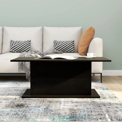 810308 vidaXL Coffee Table Black 102x55,5x40 cm Engineered Wood