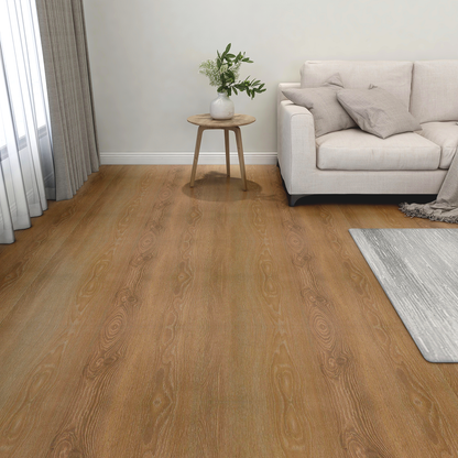 Flooring Planks 55 pcs Brown 5.11 m² PVC