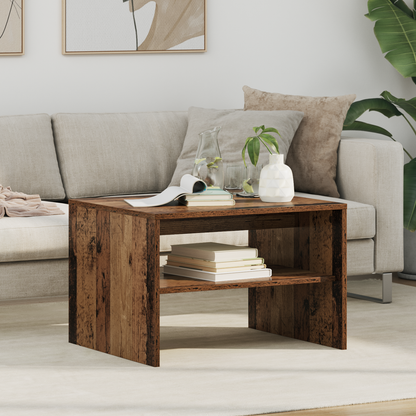 Coffee Table Old Wood 60 x 50 x 40 cm Engineered Wood