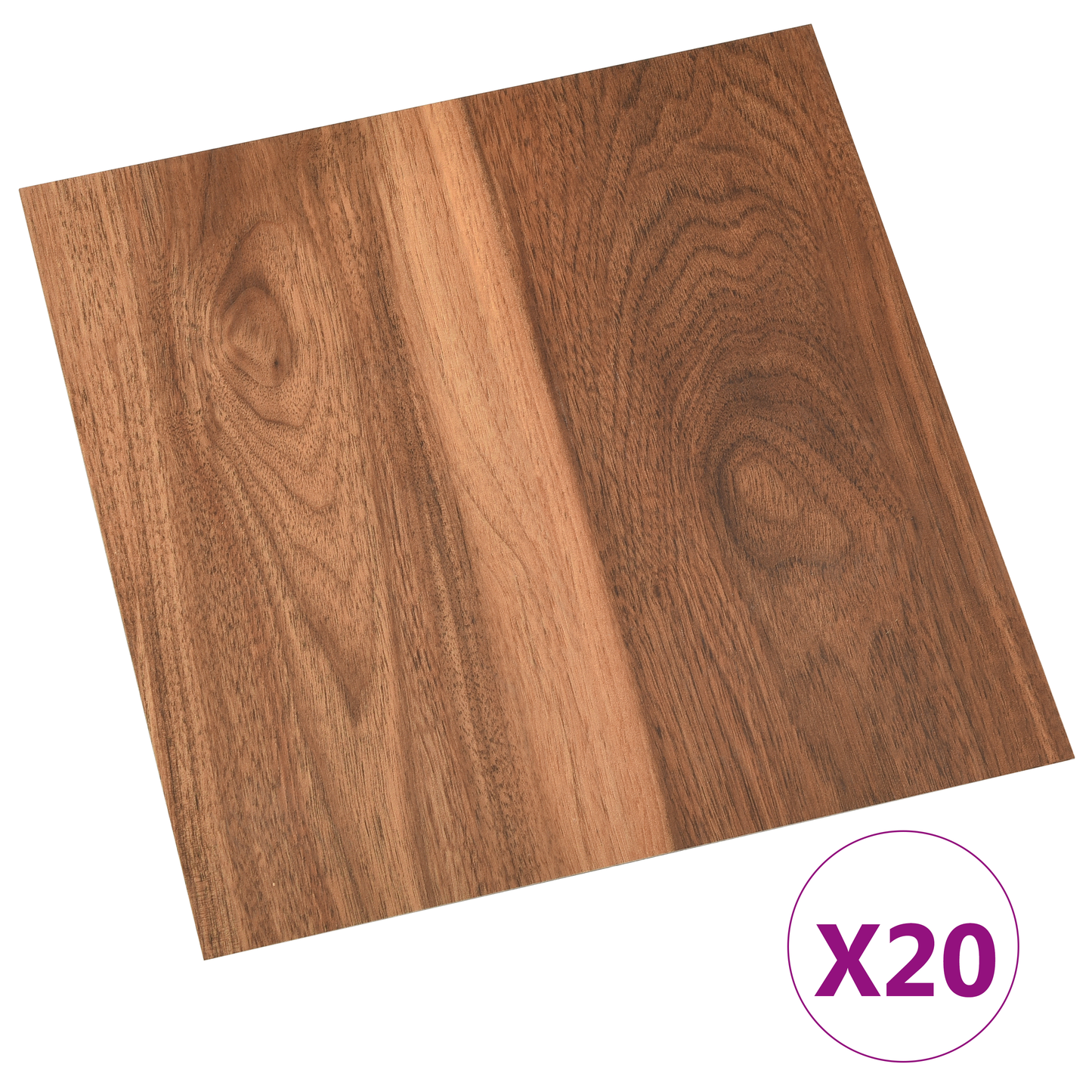 Self-adhesive Flooring Planks 30.5 x 30.5 cm 20 pcs PVC