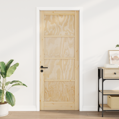 Interior Door Natural 93 x 211 cm Plywood