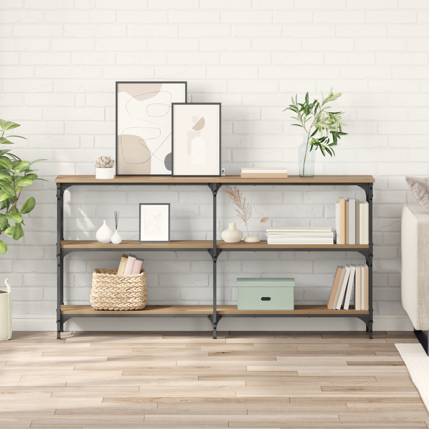 Console Table Artisan Oak 150 x 29 x 75 cm