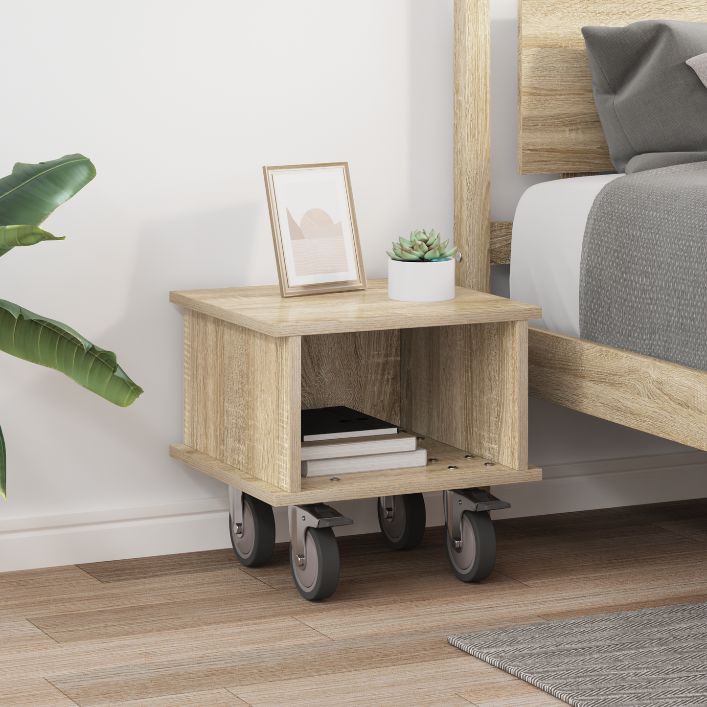 TV Stand Sonoma Oak 37 x 35 x 35 cm Engineered Wood