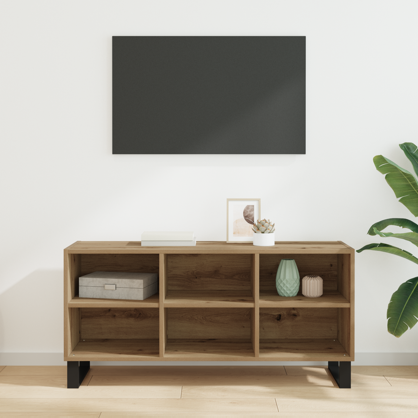 TV Cabinet Artisan Oak 103.5 x 30 x 50 cm Engineered Wood