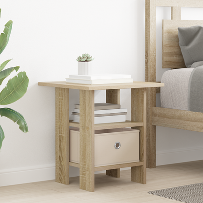 Bedside Table Sonoma Oak 41 x 40 x 45 cm Engineered Wood
